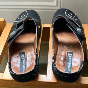 Romika leather clogs size 38